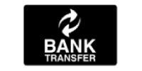 Bank Transfers – Icon with two rotating arrows and the words "Bank Transfer," symbolizing direct bank payments.
