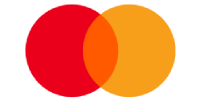 Mastercard – Official Mastercard logo with overlapping red and orange circles, indicating Mastercard is accepted.