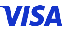 Visa – Official Visa logo, denoting acceptance of Visa credit and debit cards.