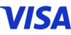 Visa – Official Visa logo, denoting acceptance of Visa credit and debit cards.